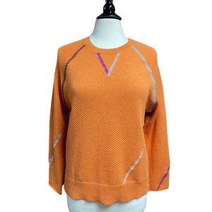 Lisa Todd Orange Crew Neck Sweater